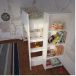 Cubby House Bunk Bed With Open Shelves Cubby House Bunk Bed With Open Shelves